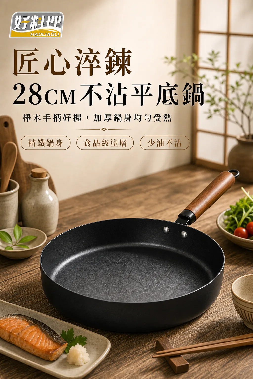 好料理匠人平底鍋－匠人平底鍋情境圖2