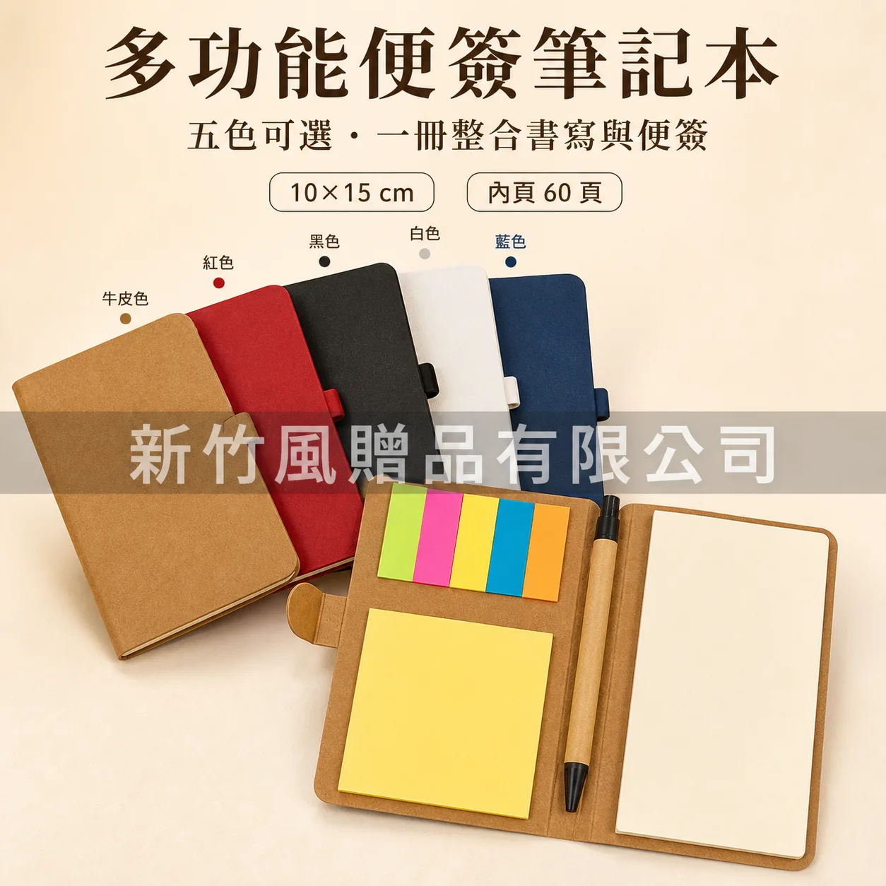 多功能便簽筆記本商品主圖