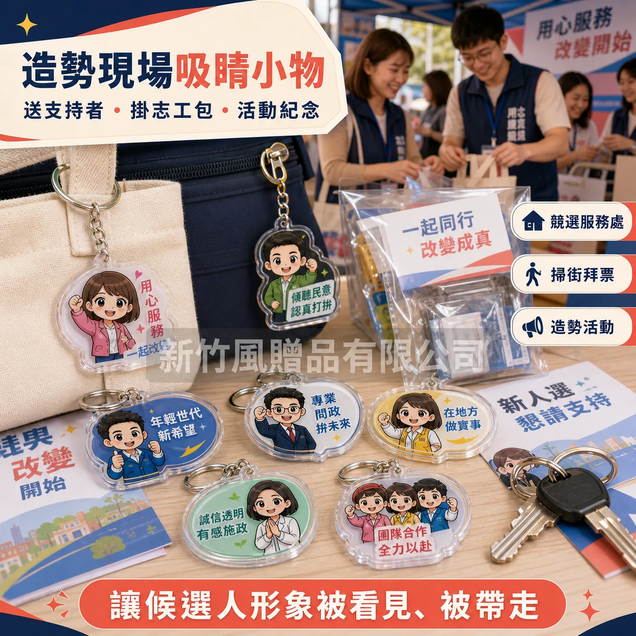 客製壓克力鑰匙圈商品圖 3