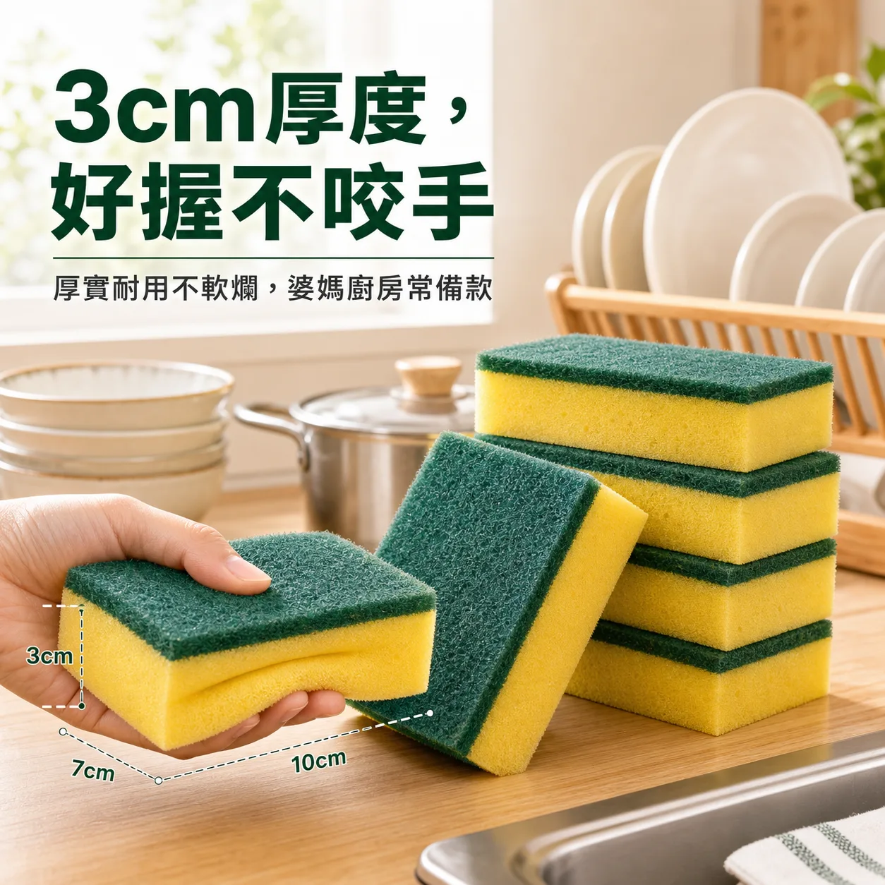 厚實雙面菜瓜布商品圖片2