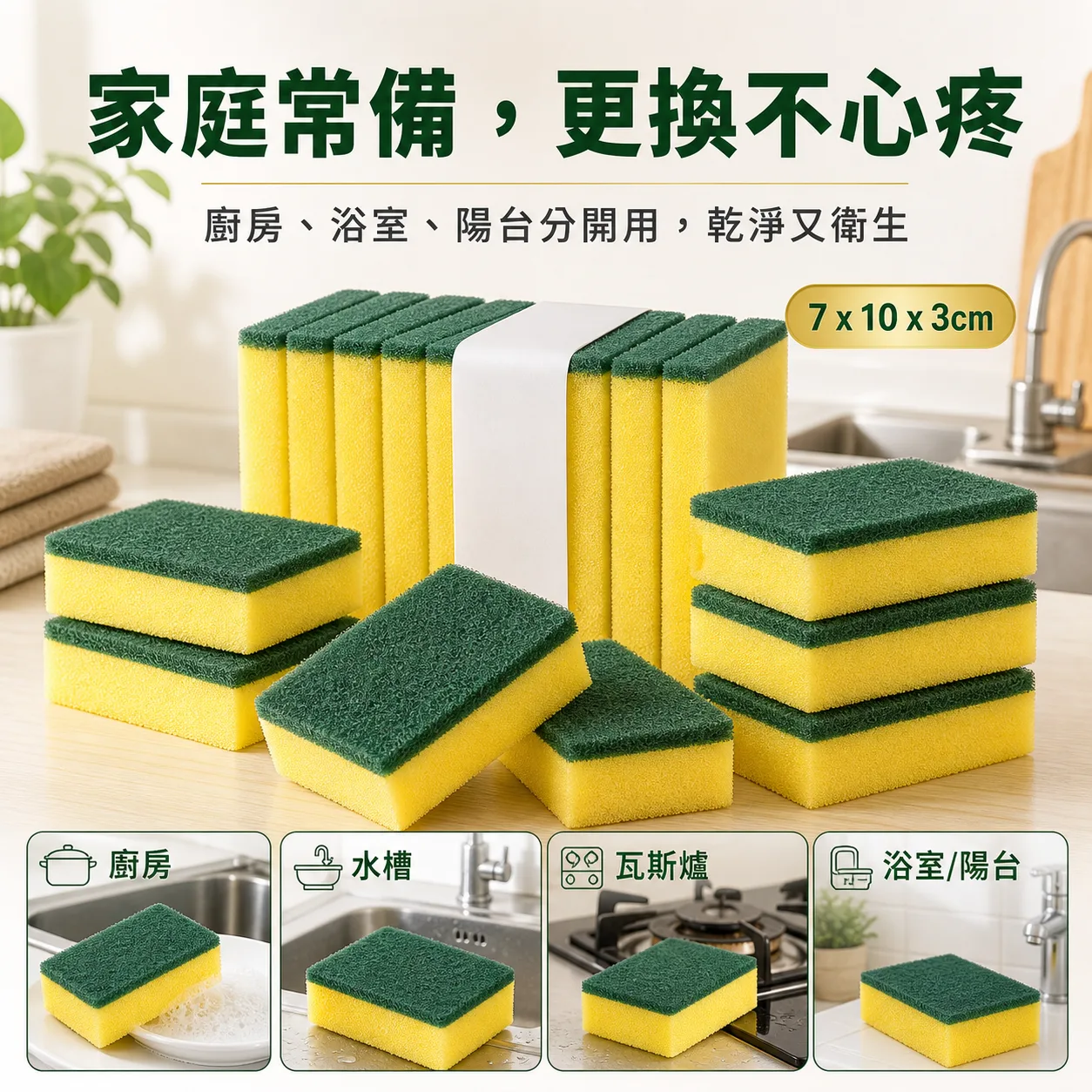厚實雙面菜瓜布商品圖片4